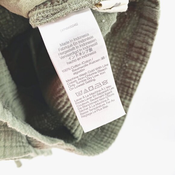 Madewell Lightspun Belted Safari Romper - Olive - Picture 6 of 10